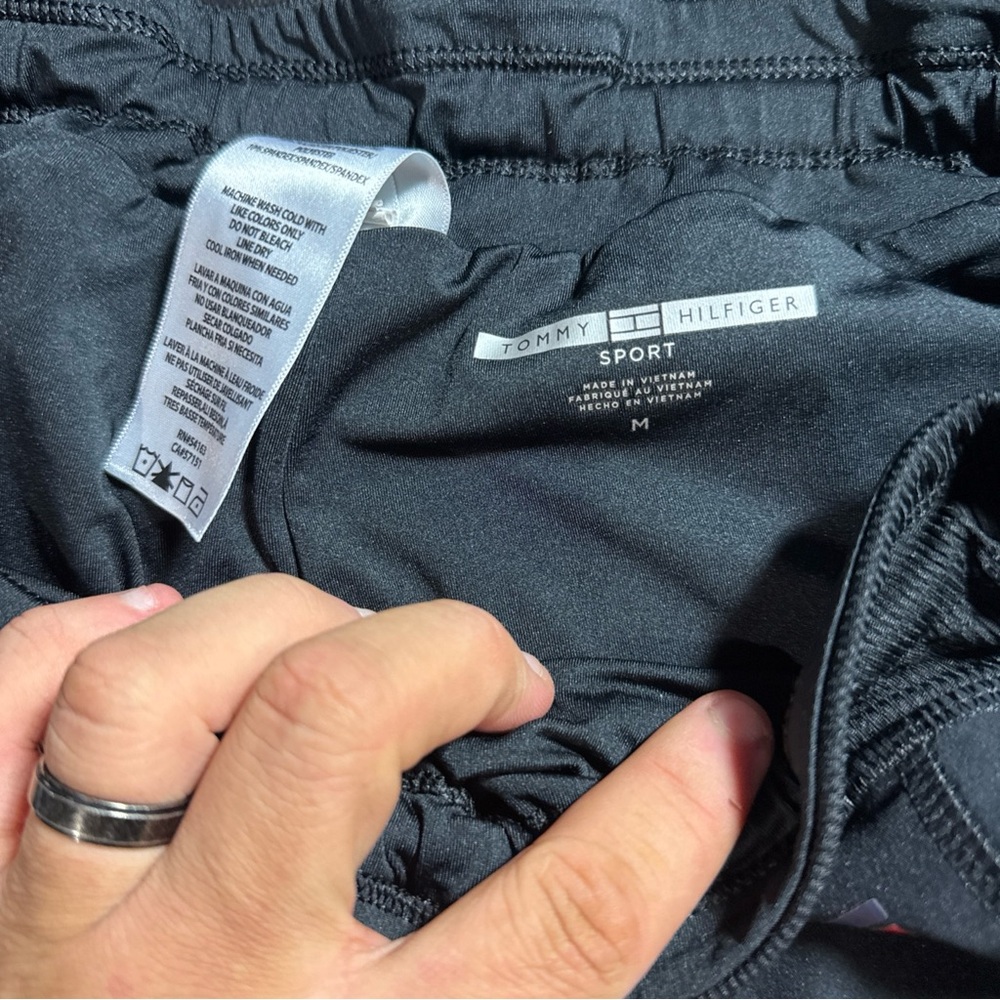 Tommy Hilfiger Sport  Activewear Shorts Medium Black - Picture 5 of 6